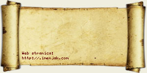 Andjelina Jolić vizit kartica